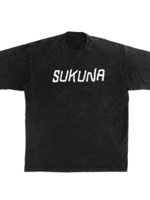 Sukuna Pink Design black front Sukuna Text White