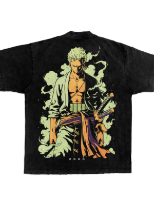 Roronoa Zoro – One Piece Dual Print Oversized T-shirt